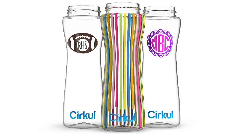 Custom 22oz. Plastic Bottle & Comfort Grip Lid - Active Bottle Ready