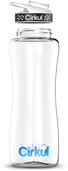 Custom 32oz. Plastic Bottle & Comfort Grip Lid - Outdoor Hydration