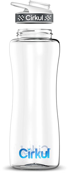 Custom 32oz. Plastic Bottle & Comfort Grip Lid - Outdoor Hydration