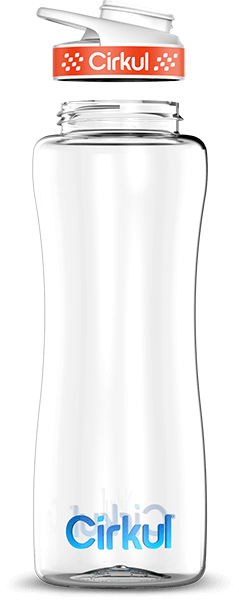 Custom 32oz. Plastic Bottle & Comfort Grip Lid - Outdoor Hydration