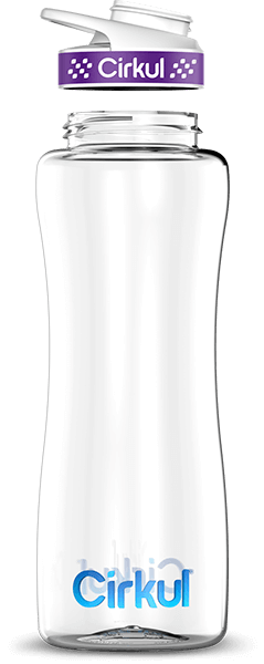 Custom 32oz. Plastic Bottle & Comfort Grip Lid - Outdoor Hydration