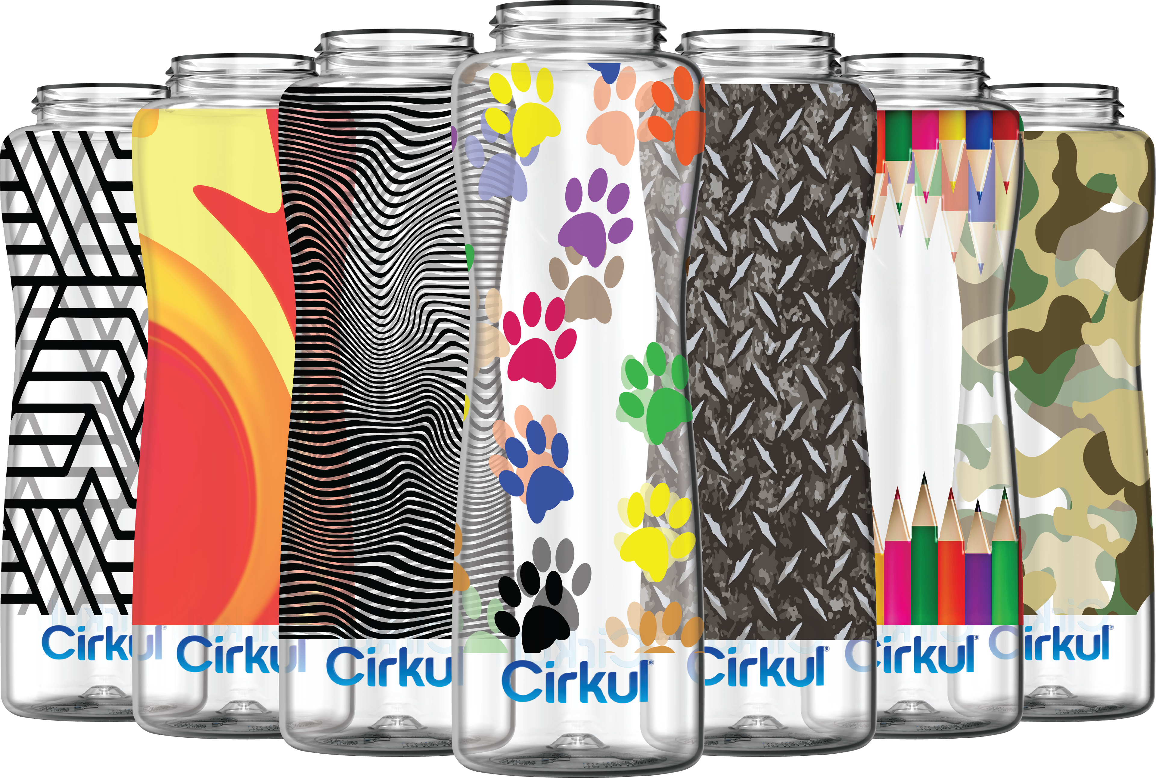 Custom 42oz. Plastic Bottle & Comfort Grip Lid - Outdoor Hydration Choice