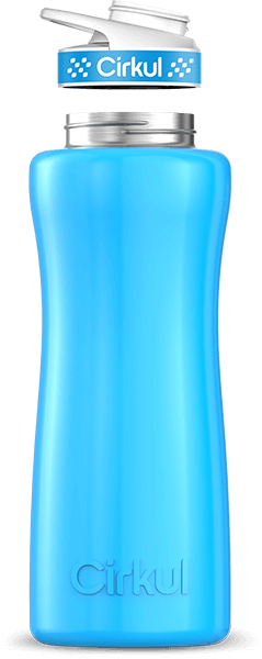 Custom 32oz. Stainless Steel Bottle & Comfort Grip Lid - Classic Clean Carry