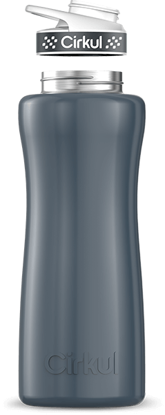 Custom 32oz. Stainless Steel Bottle & Comfort Grip Lid - Classic Clean Carry
