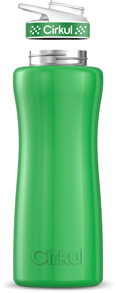 Custom 32oz. Stainless Steel Bottle & Comfort Grip Lid - Classic Clean Carry