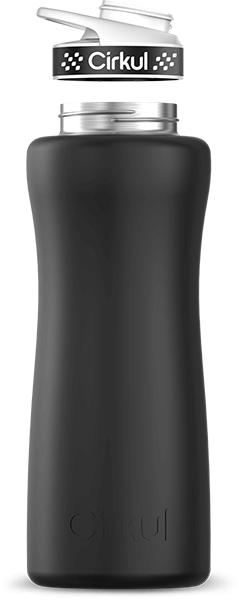 Custom 32oz. Stainless Steel Bottle & Comfort Grip Lid - Classic Clean Carry