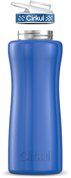 Custom 32oz. Stainless Steel Bottle & Comfort Grip Lid - Classic Clean Carry