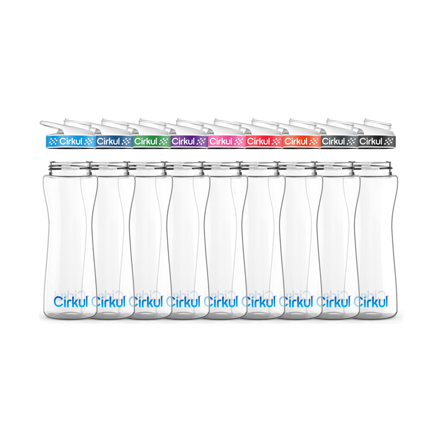 22oz. Plastic Bottle & Comfort Grip Lid - Starter Fresh Choice