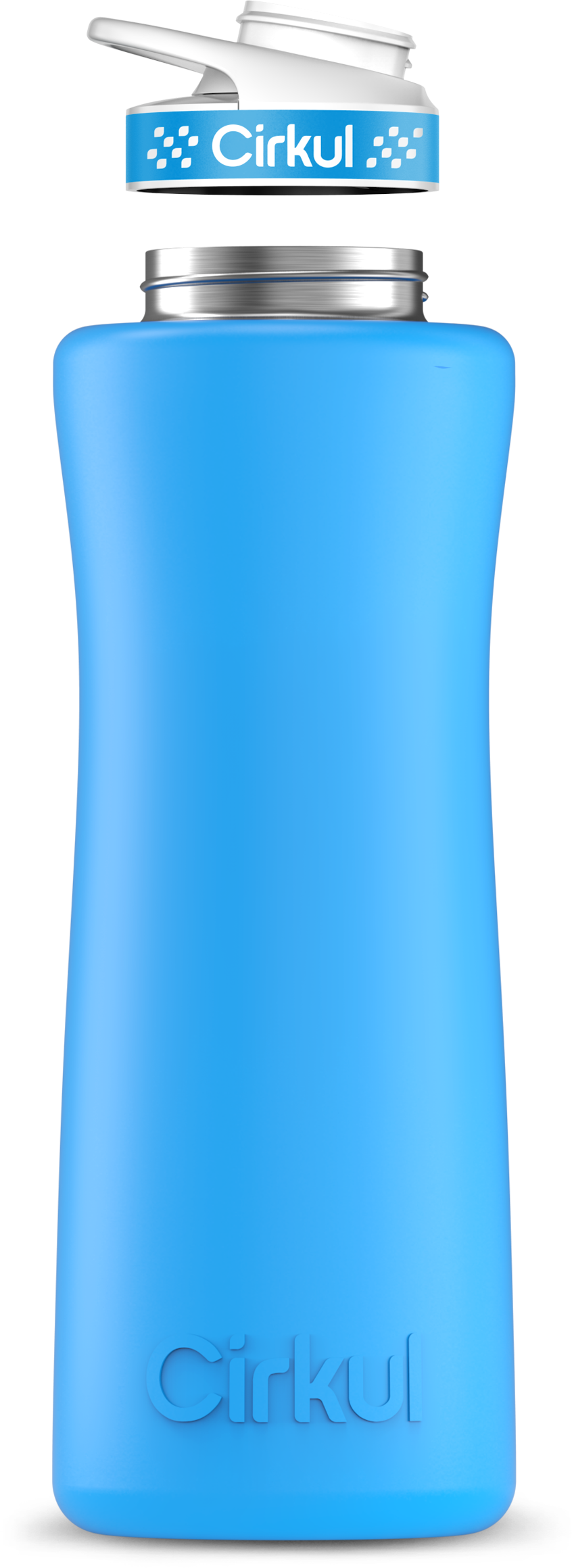 Custom 42oz. Stainless Steel Bottle & Comfort Grip Lid - Modern Ready