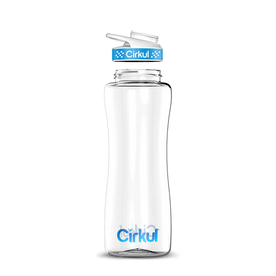 Custom 32oz. Plastic Bottle & Comfort Grip Lid - Outdoor Hydration