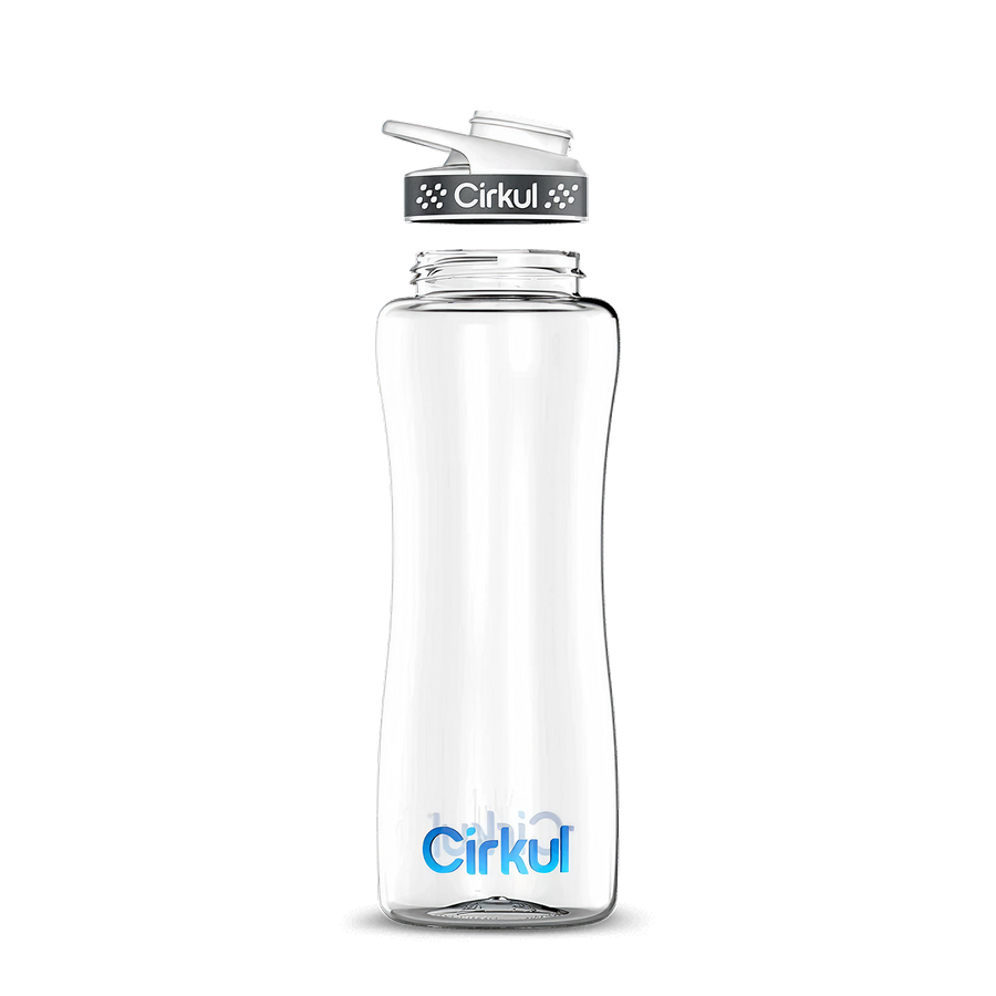 Custom 32oz. Plastic Bottle & Comfort Grip Lid - Outdoor Hydration