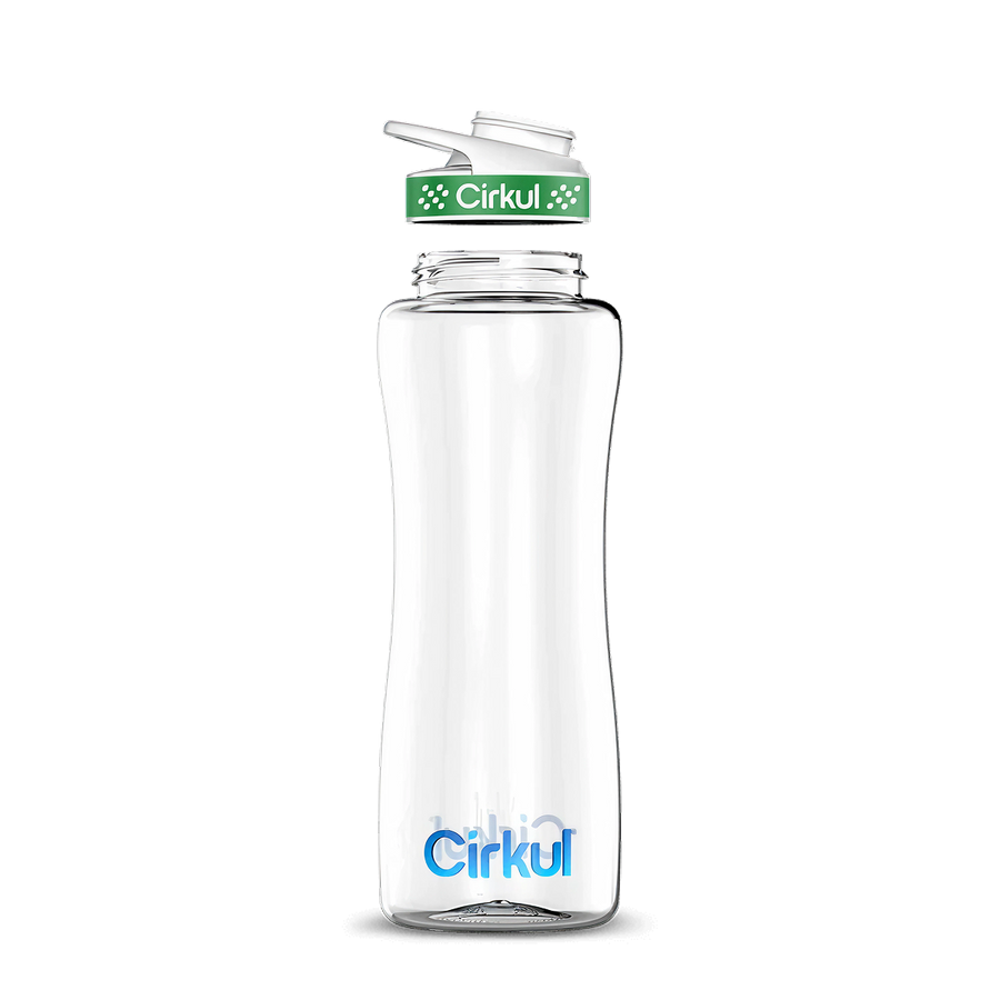 Custom 32oz. Plastic Bottle & Comfort Grip Lid - Outdoor Hydration