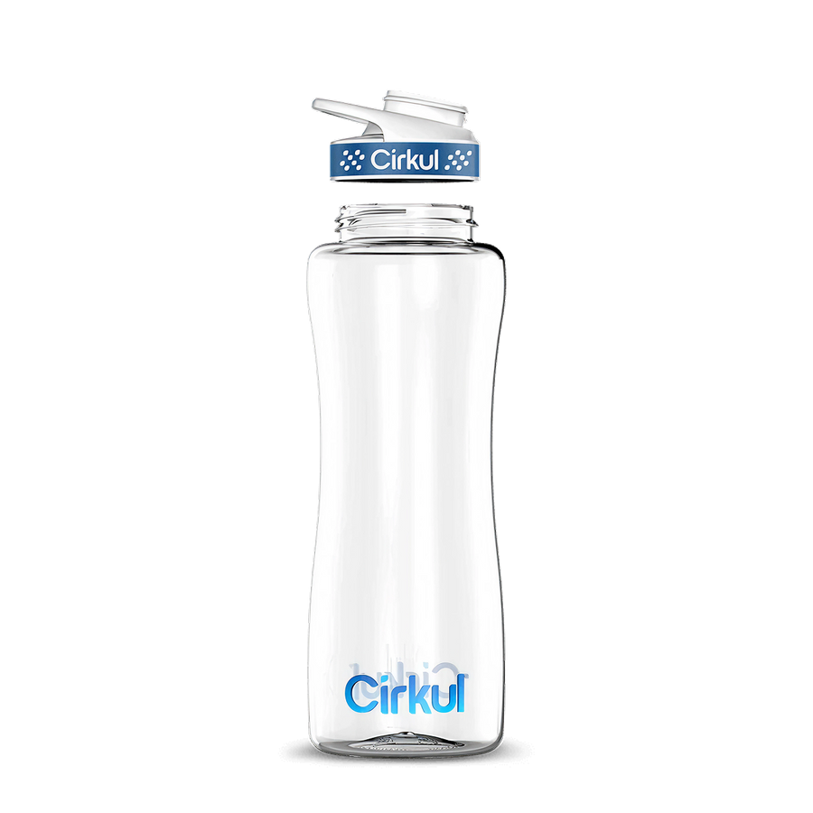 Custom 32oz. Plastic Bottle & Comfort Grip Lid - Outdoor Hydration