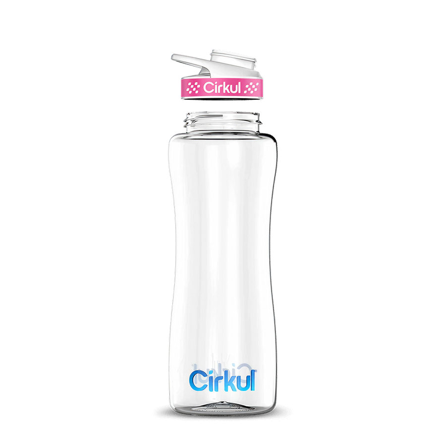 Custom 32oz. Plastic Bottle & Comfort Grip Lid - Outdoor Hydration