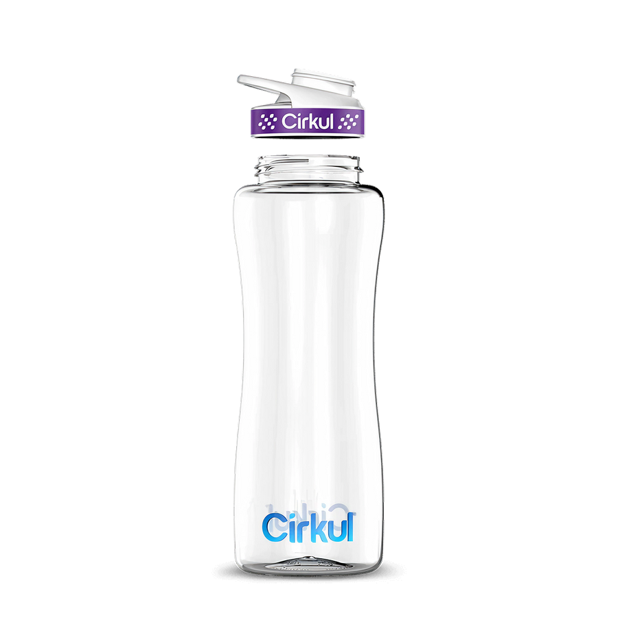 Custom 32oz. Plastic Bottle & Comfort Grip Lid - Outdoor Hydration