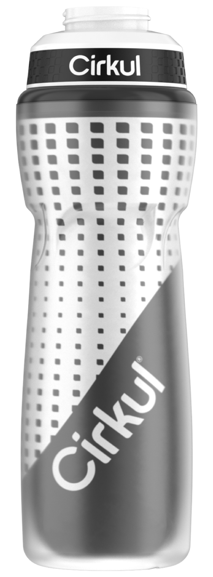 22oz. Insulated Squeeze Plastic Bottle & Sport Lid - Classic Citrus Flavor