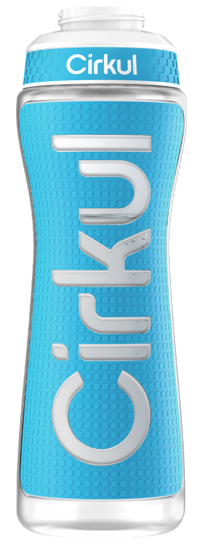 22oz. Grip Squeeze Plastic Bottle & Sport Lid - Lite Hydration Use