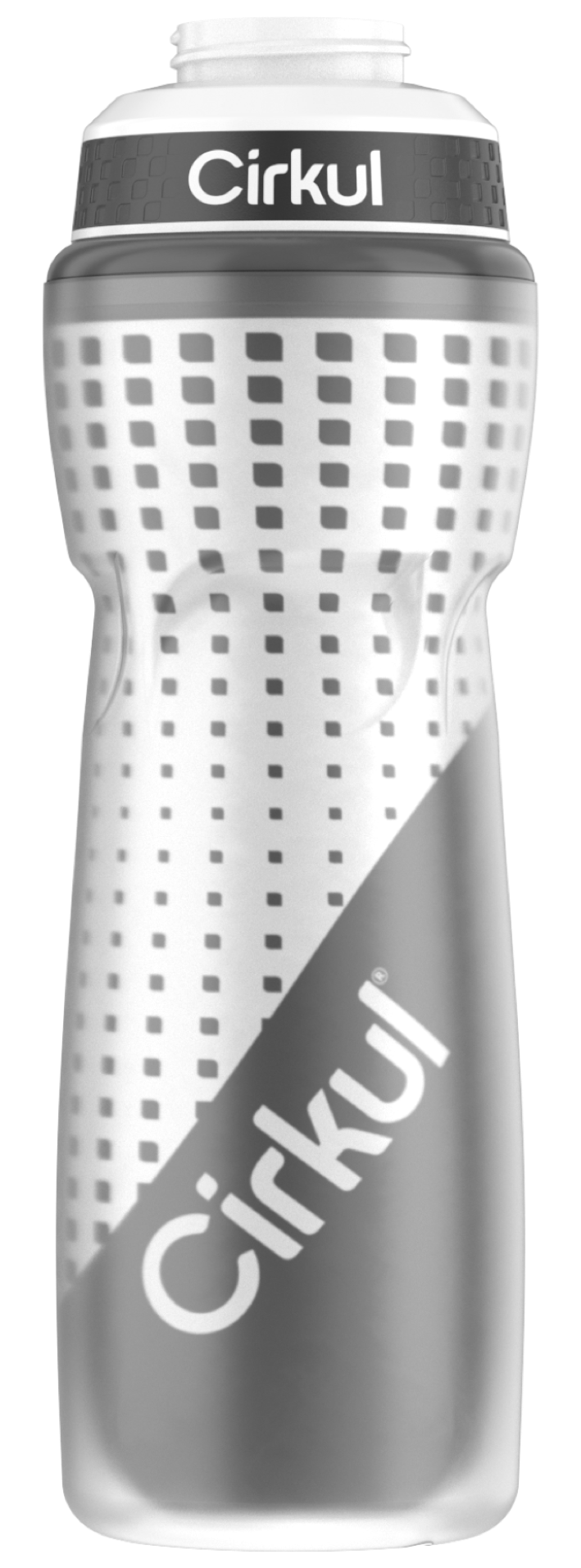 22oz. Insulated Squeeze Plastic Bottle & Sport Lid - Classic Citrus Flavor