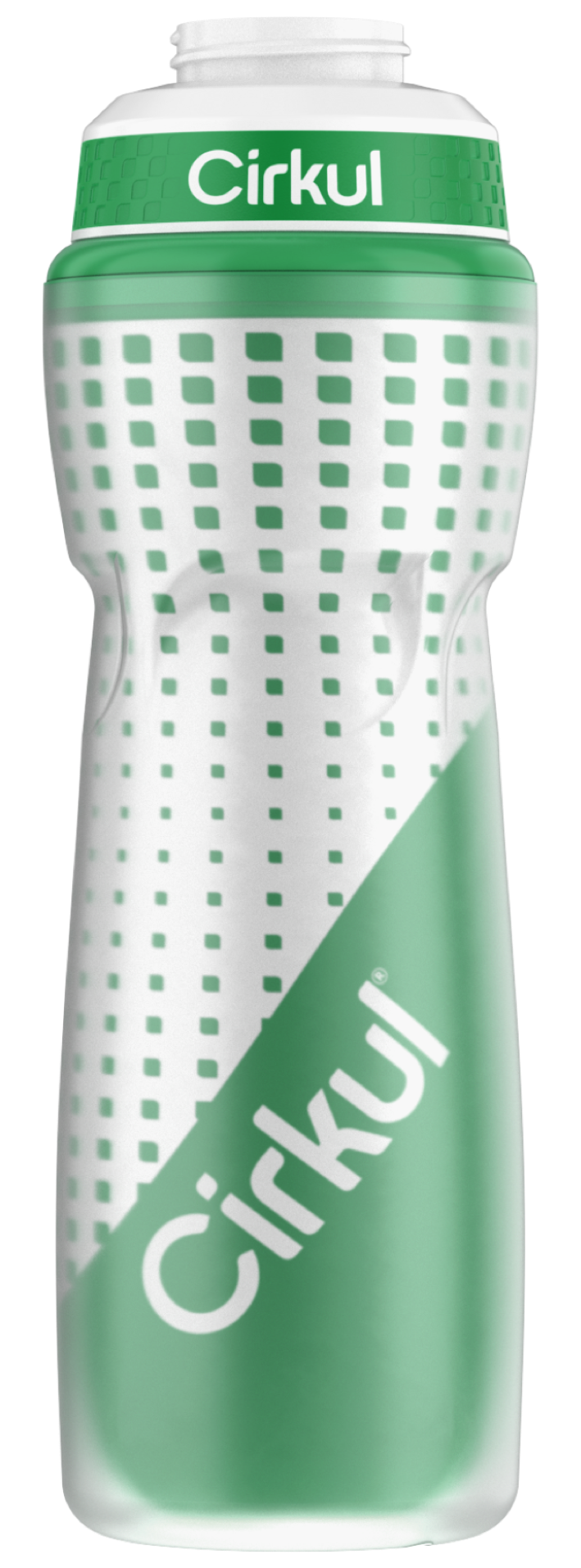 22oz. Insulated Squeeze Plastic Bottle & Sport Lid - Classic Citrus Flavor