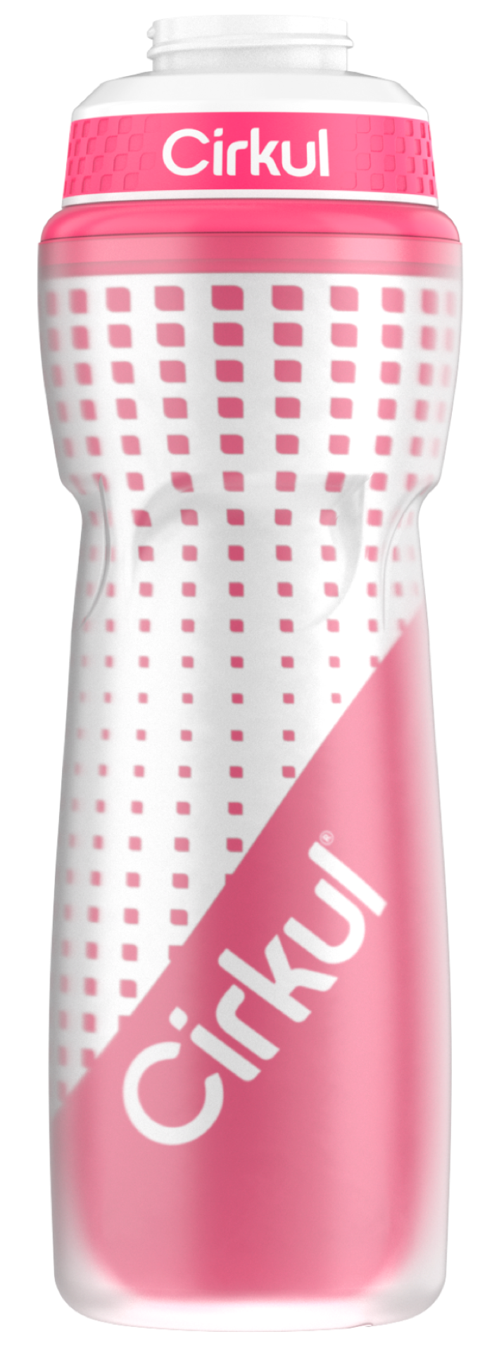 22oz. Insulated Squeeze Plastic Bottle & Sport Lid - Classic Citrus Flavor