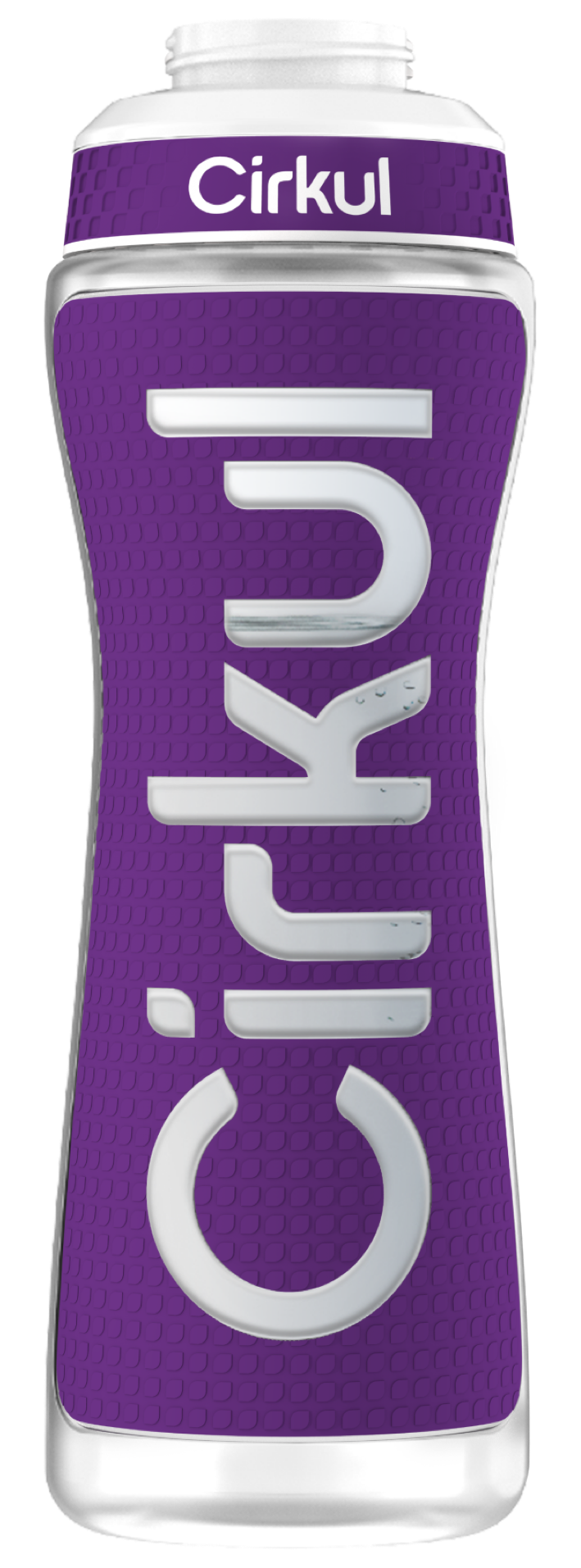 22oz. Grip Squeeze Plastic Bottle & Sport Lid - Lite Hydration Use