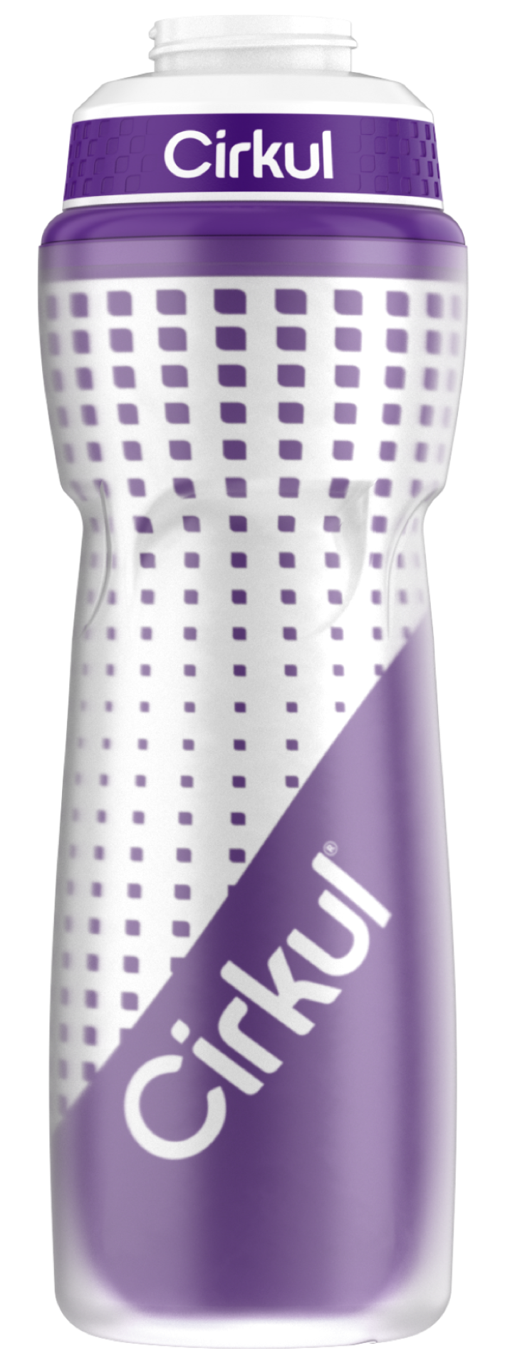 22oz. Insulated Squeeze Plastic Bottle & Sport Lid - Classic Citrus Flavor