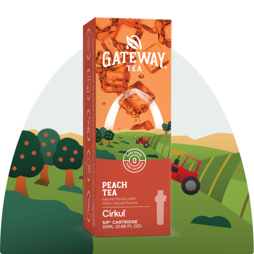 Gateway Peach Tea - Calm Daily Fuel