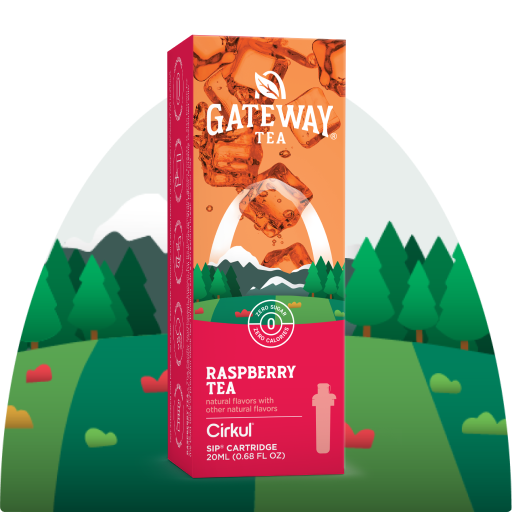 Gateway Raspberry Tea - Bright Fresh Boost